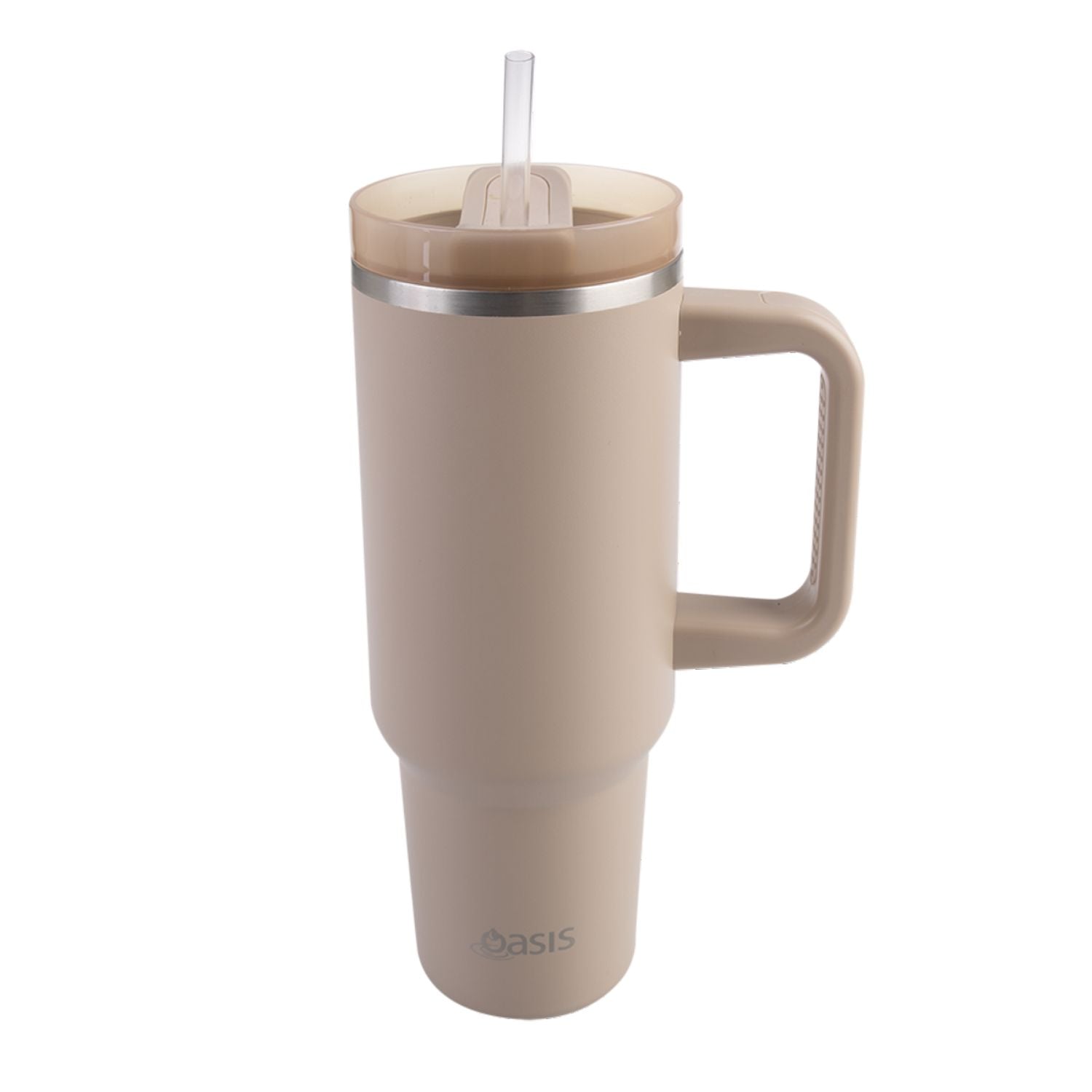 Oasis Stainless Steel Insulated Commuter Travel Tumbler 1.2L - Latte