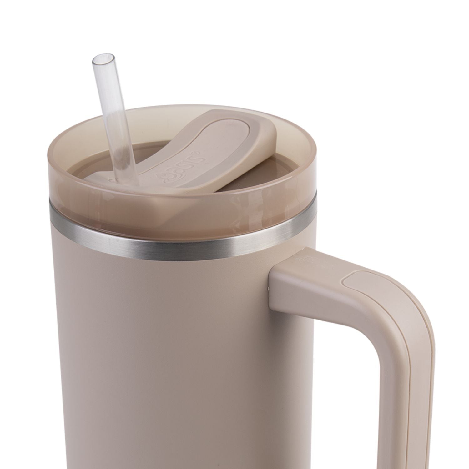 Oasis Stainless Steel Insulated Commuter Travel Tumbler 1.2L - Latte