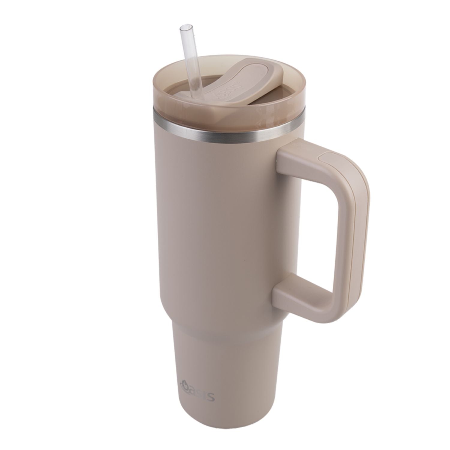 Oasis Stainless Steel Insulated Commuter Travel Tumbler 1.2L - Latte