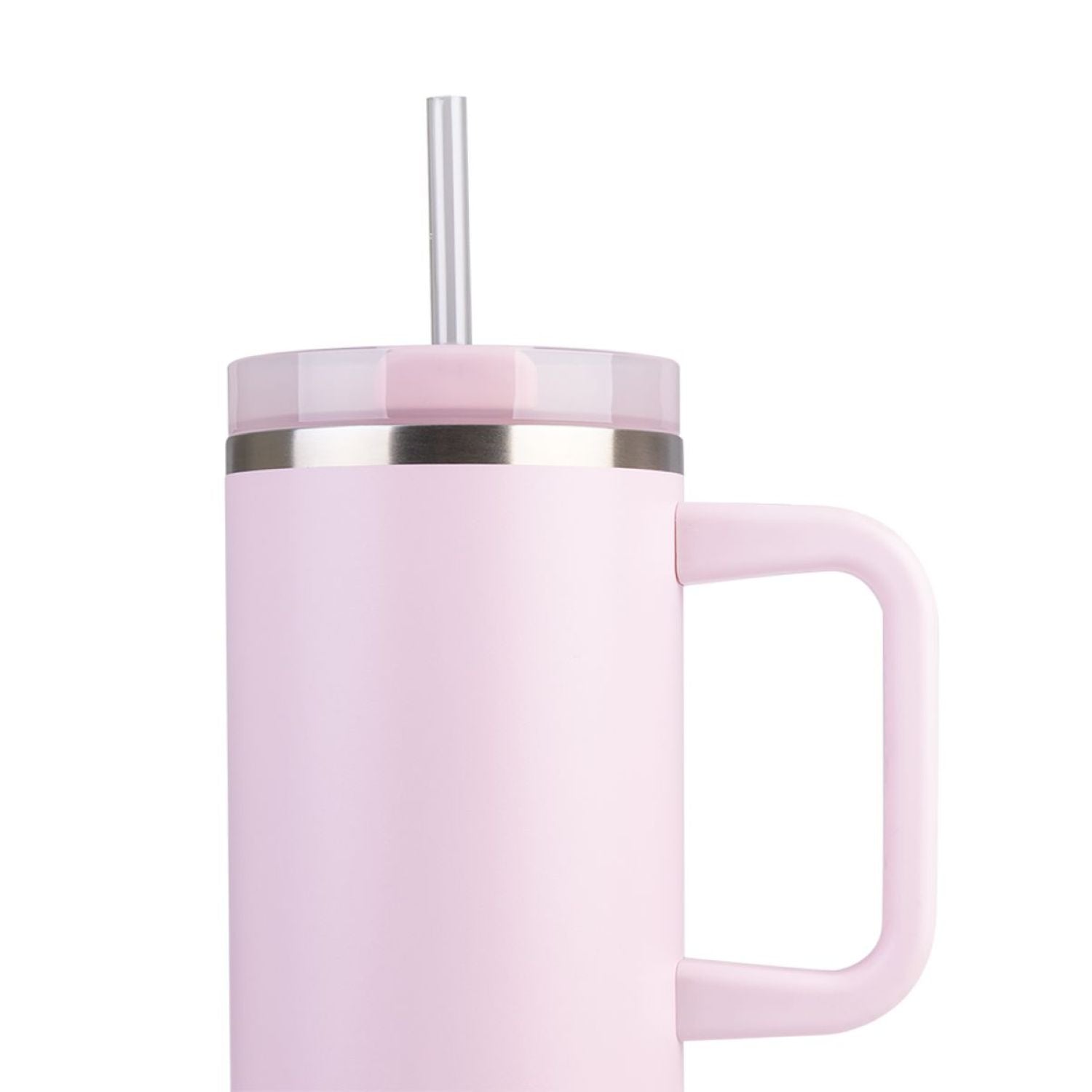 Oasis Stainless Steel Insulated Commuter Travel Tumbler 1.2L - Pink Lemonade