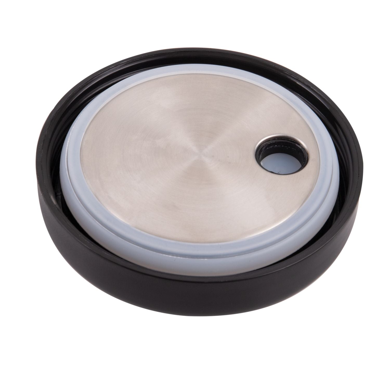 Oasis Stainless Steel Insulated Food Container with Handle 470ML - Black