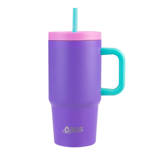 Oasis Stainless Steel Insulated Mini Commuter Travel Tumbler 700ML - Mermaid Purple