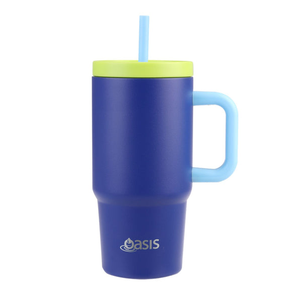 Oasis Stainless Steel Insulated Mini Commuter Travel Tumbler 700ML - Peacock Blue