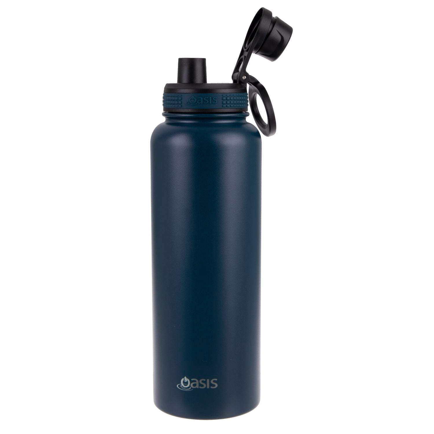 Oasis Stainless Steel Insulated Sports Water Bottle with Screw Cap 1.1L - Alabaster