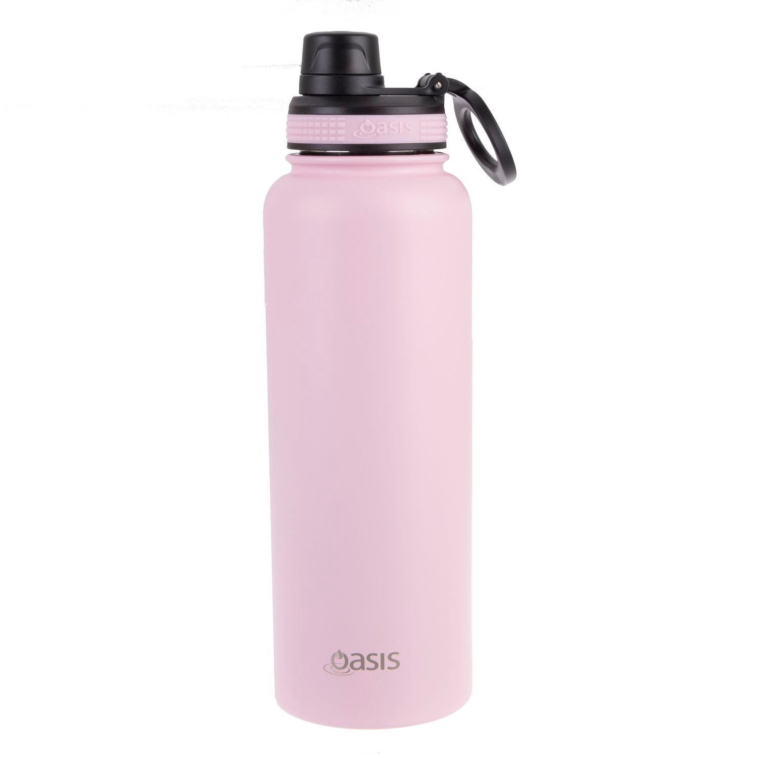 Oasis Stainless Steel Insulated Sports Water Bottle with Screw Cap 1.1L - Carnation