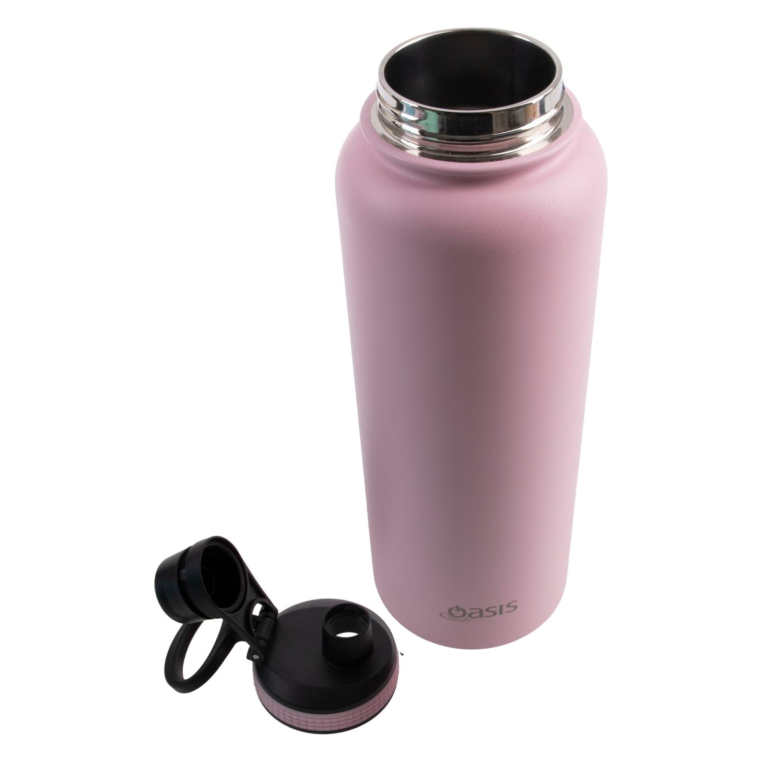 Oasis Stainless Steel Insulated Sports Water Bottle with Screw Cap 1.1L - Carnation