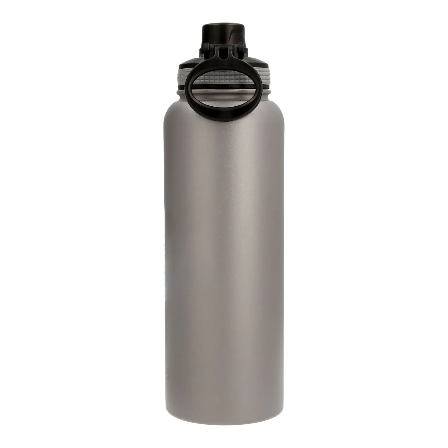 Oasis Stainless Steel Insulated Sports Water Bottle with Screw Cap 1.1L - Metallic Grey