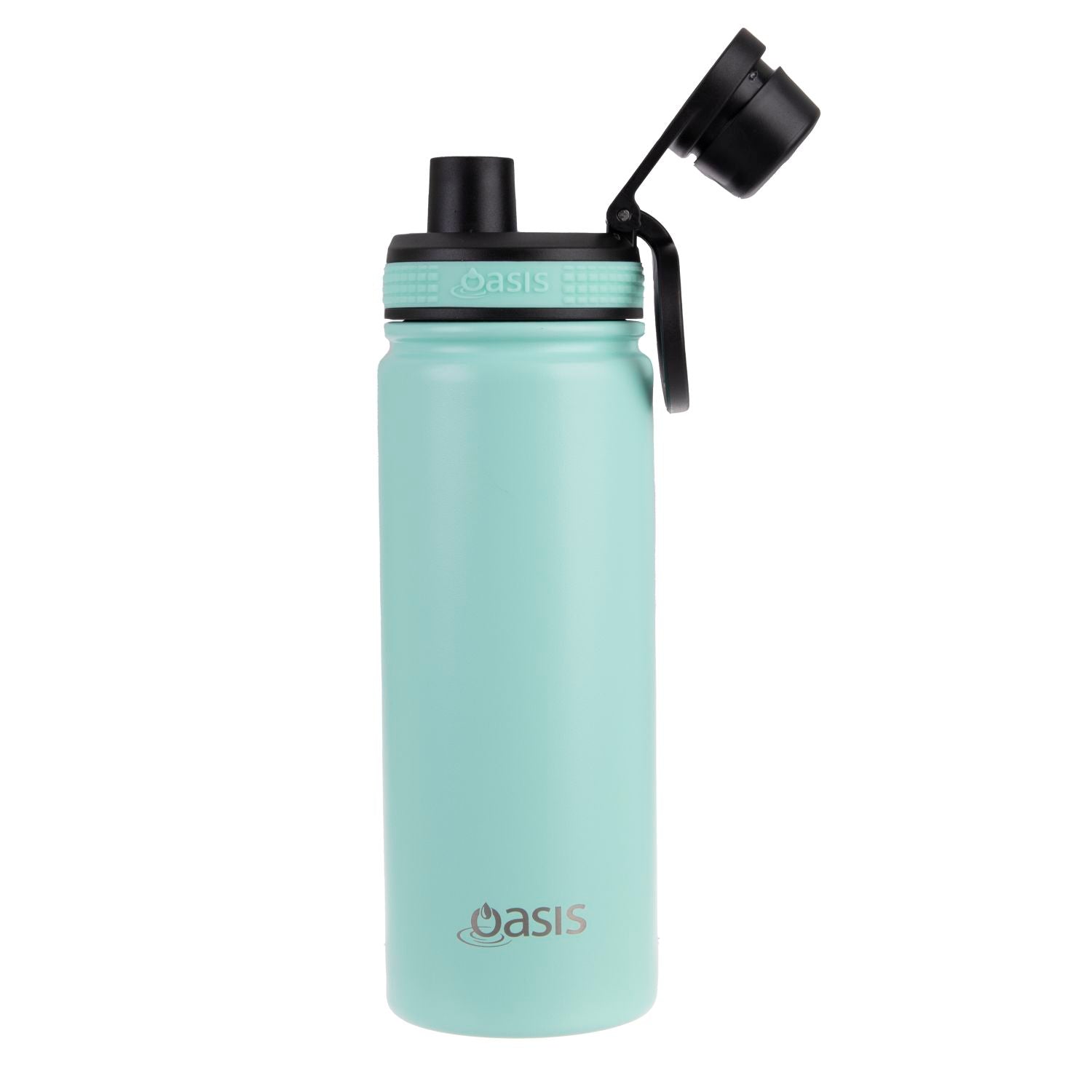 Oasis Stainless Steel Insulated Sports Water Bottle with Screw Cap 550ML - Mint