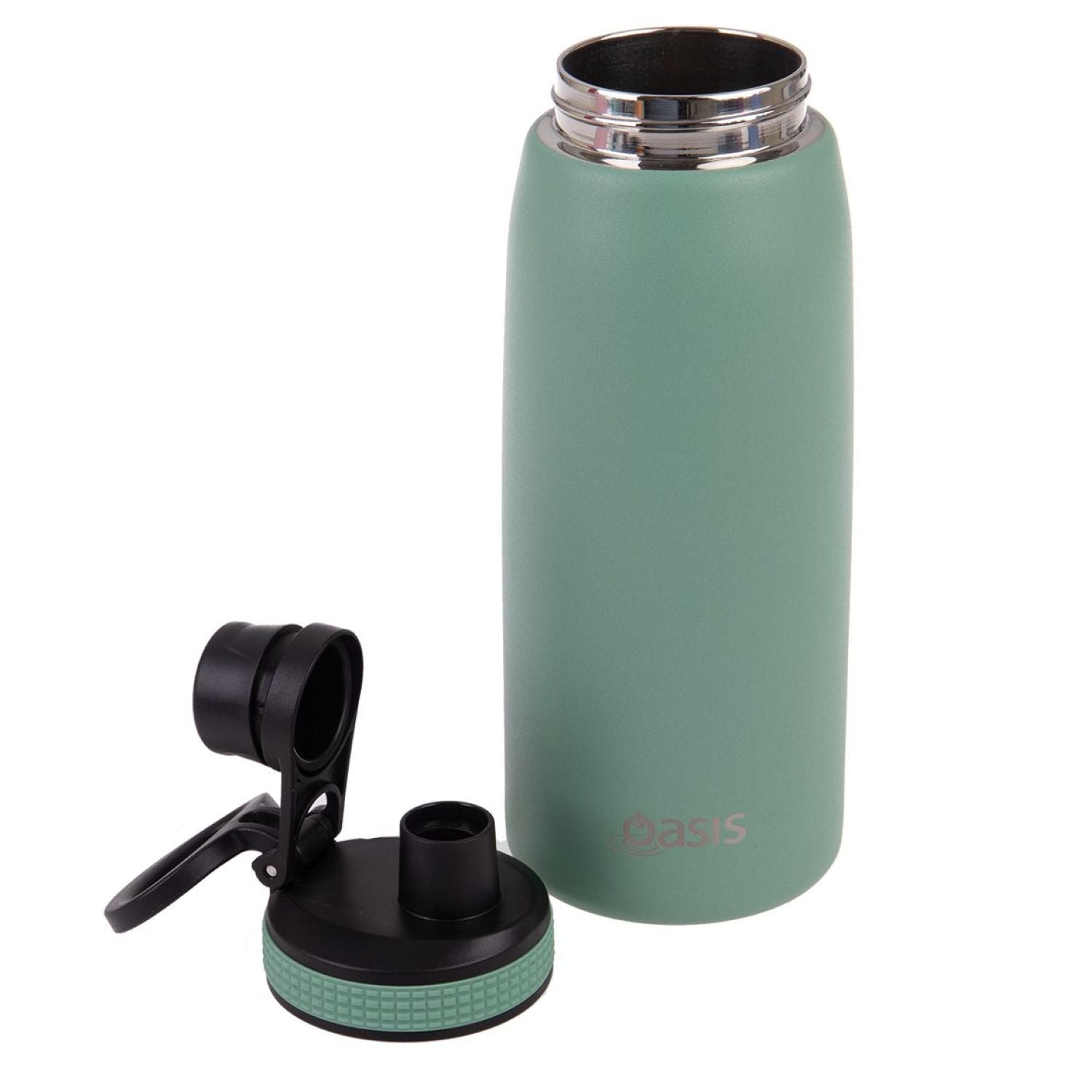 Oasis Stainless Steel Insulated Sports Water Bottle with Screw Cap 780ML - Sage Green