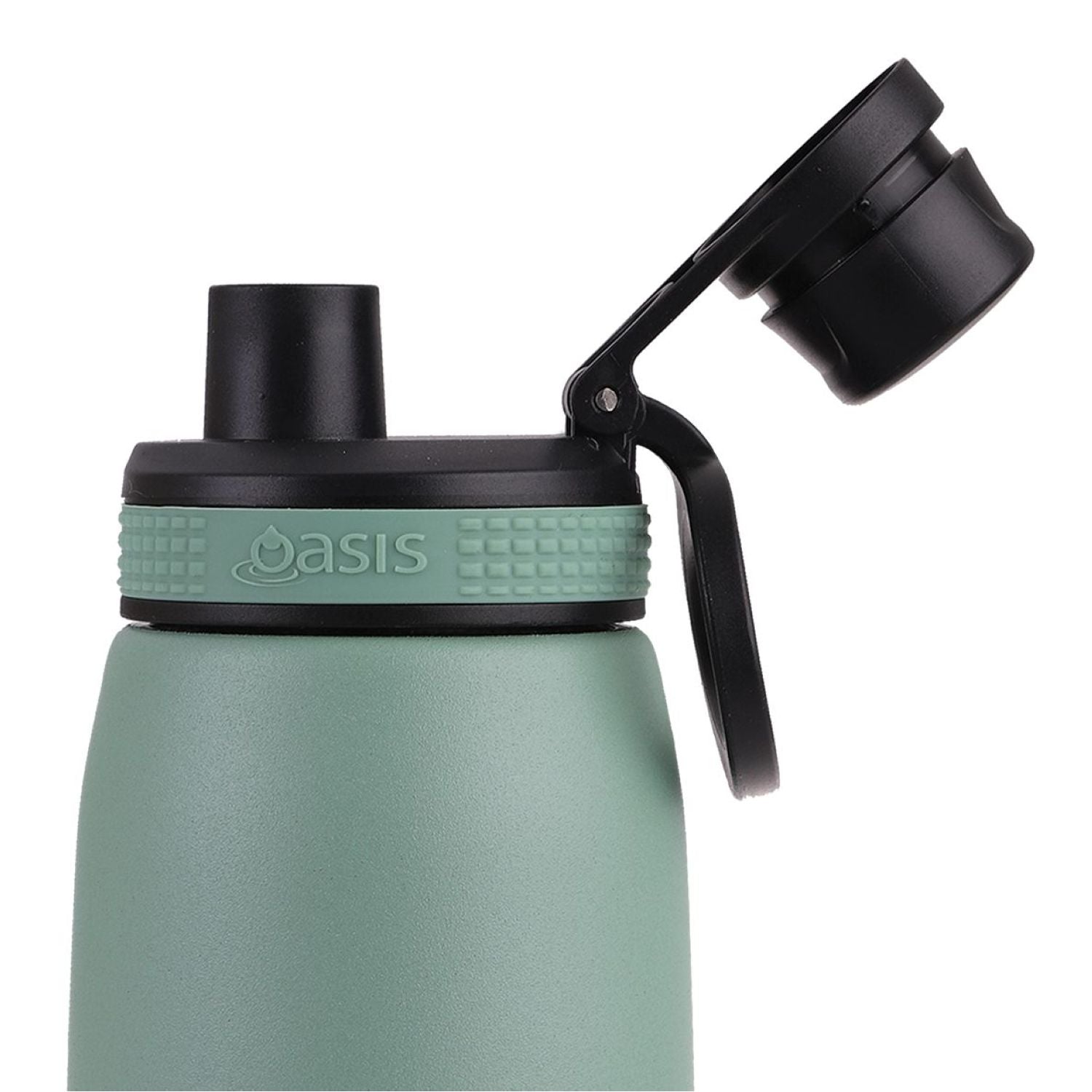 Oasis Stainless Steel Insulated Sports Water Bottle with Screw Cap 780ML - Sage Green