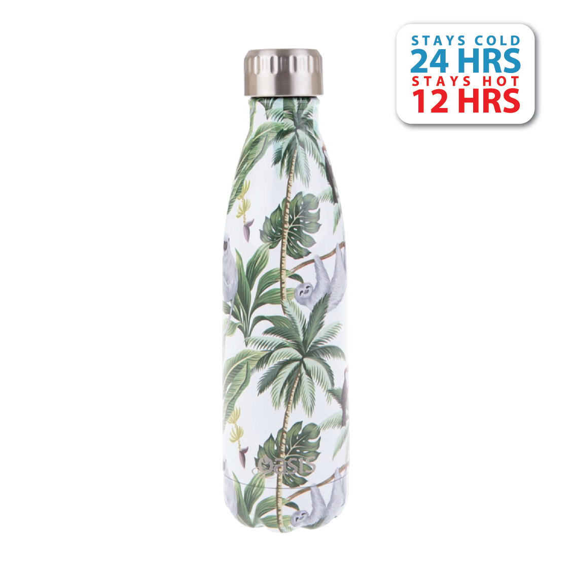 Oasis Stainless Steel Insulated Water Bottle 500ML - Jungle Friends