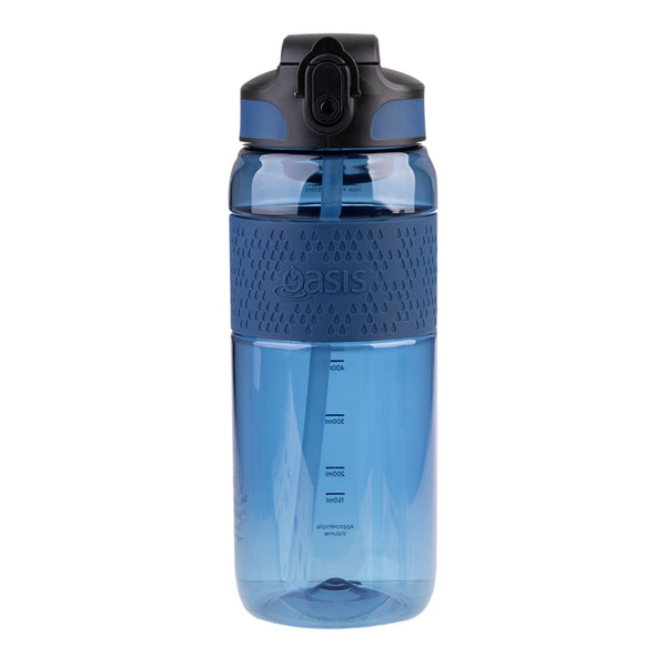 Oasis Tritan Sports Bottle With Sipper Straw 800ML - Blue Ocean