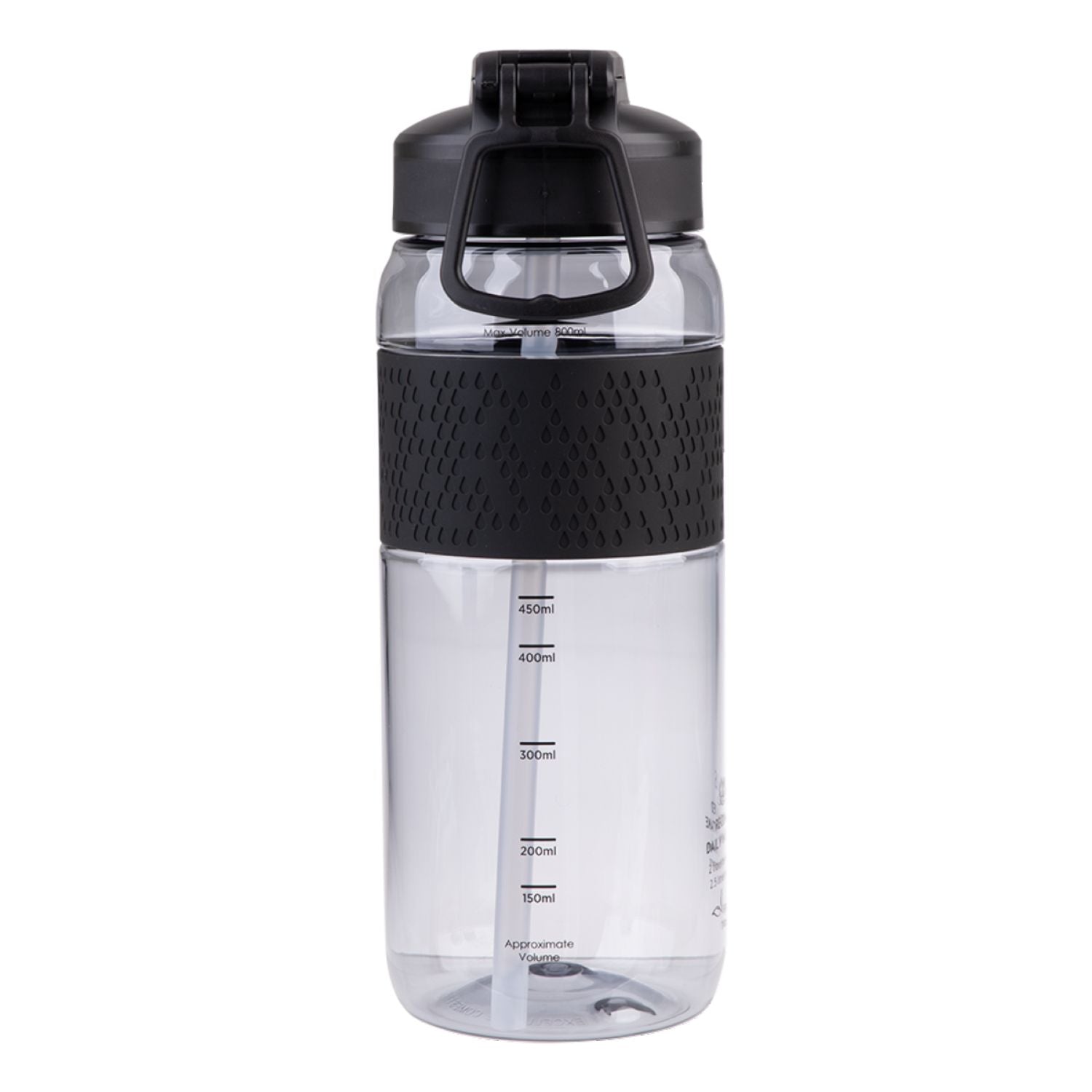 Oasis Tritan Sports Bottle With Sipper Straw 800ML - Carbon Black