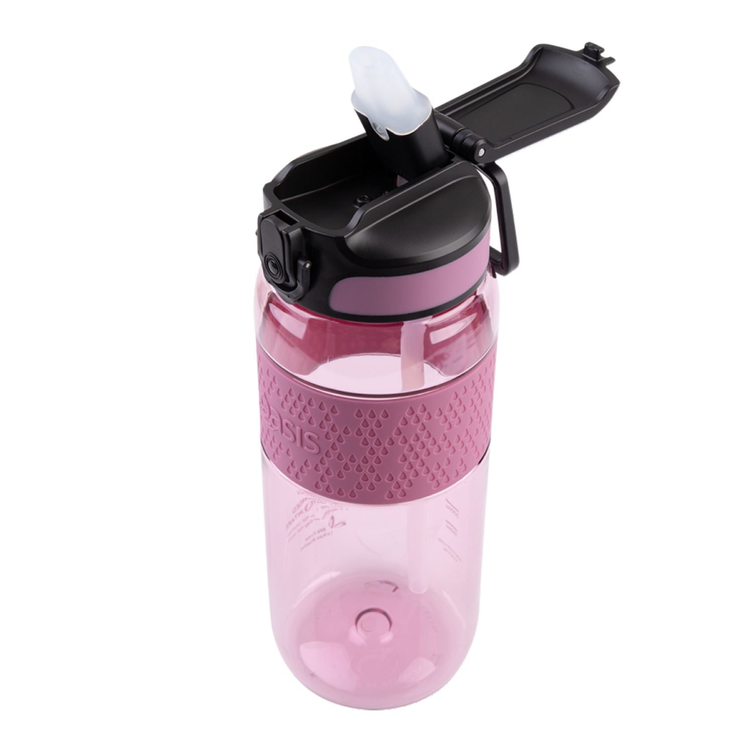 Oasis Tritan Sports Bottle With Sipper Straw 800ML - Pink Berry