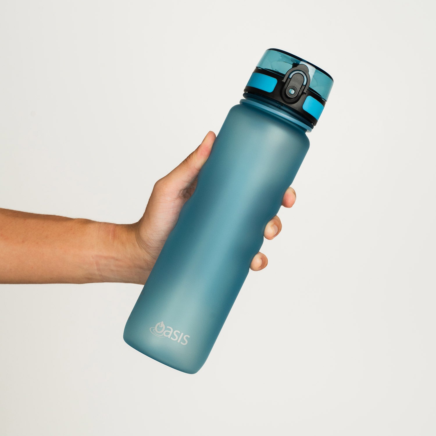 Oasis Tritan Sports Bottle with Handle Strap 1L - Glacier Blue