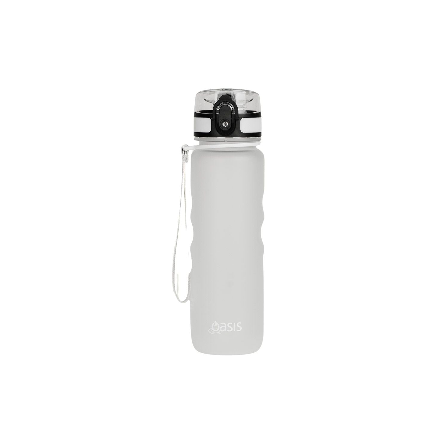 Oasis Tritan Sports Bottle with Handle Strap 500ML - White