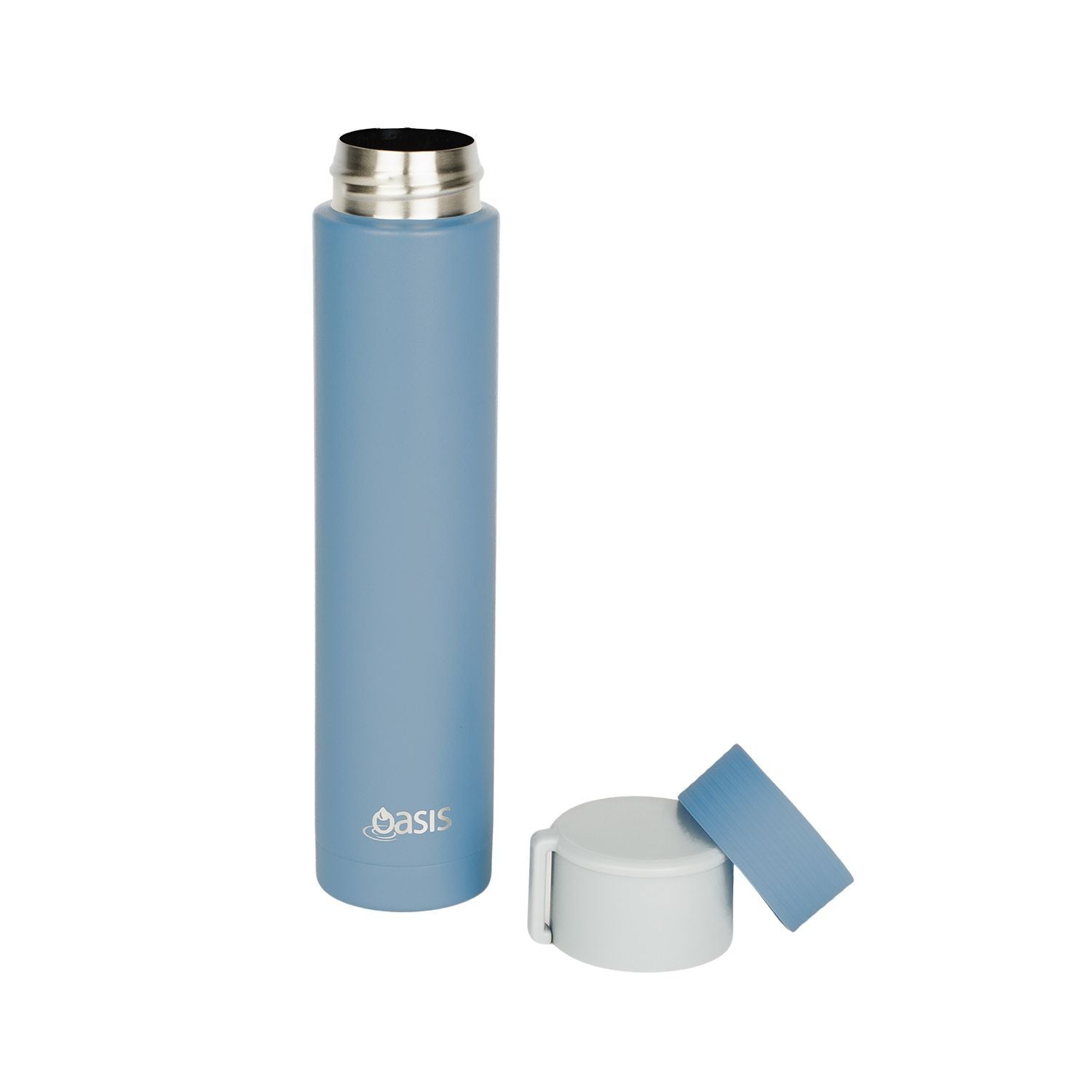 Oasis Skinny Mini Insulated Water Bottle 250ML Matte - Peri Blue (Mid Blue)
