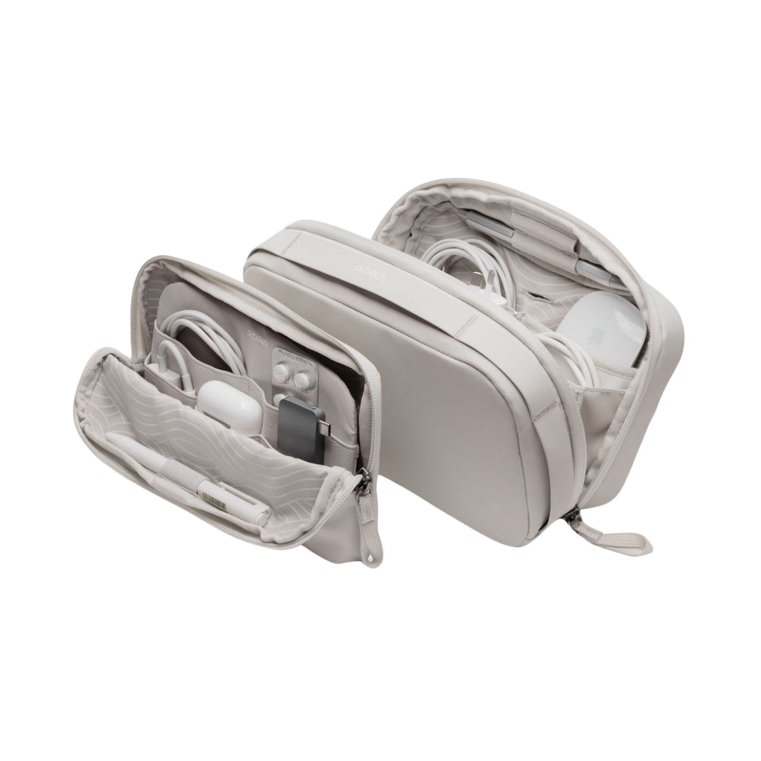 Orbitkey Konmari 2-In-1 Tech Pouch (Stone)