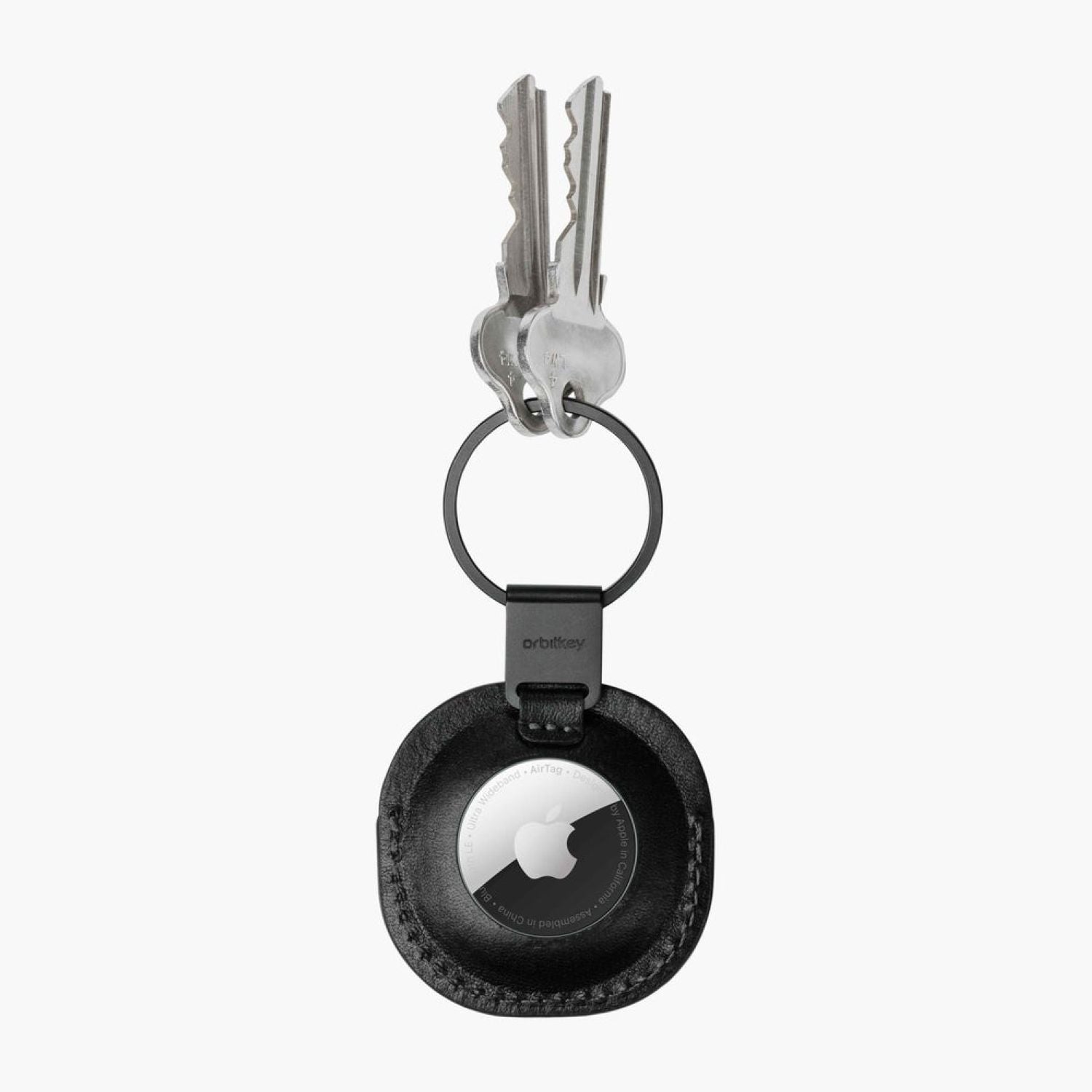 Orbitkey Leather Holder for AirTag (Black)