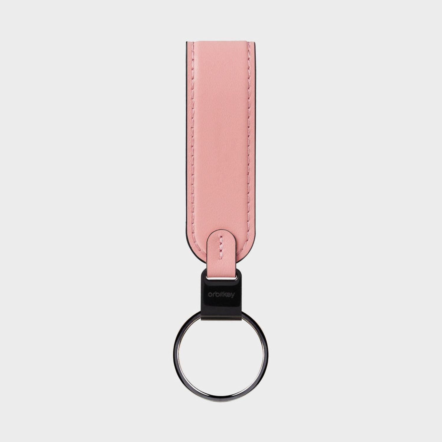 Orbitkey Leather Loop Keychain (Cotton Candy)