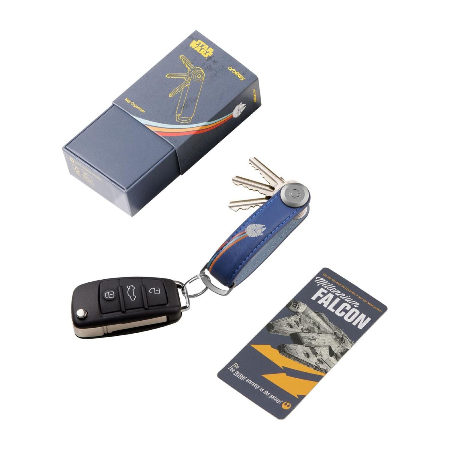 Orbitkey Star Wars Leather Key Organiser (Millenium Falcon)