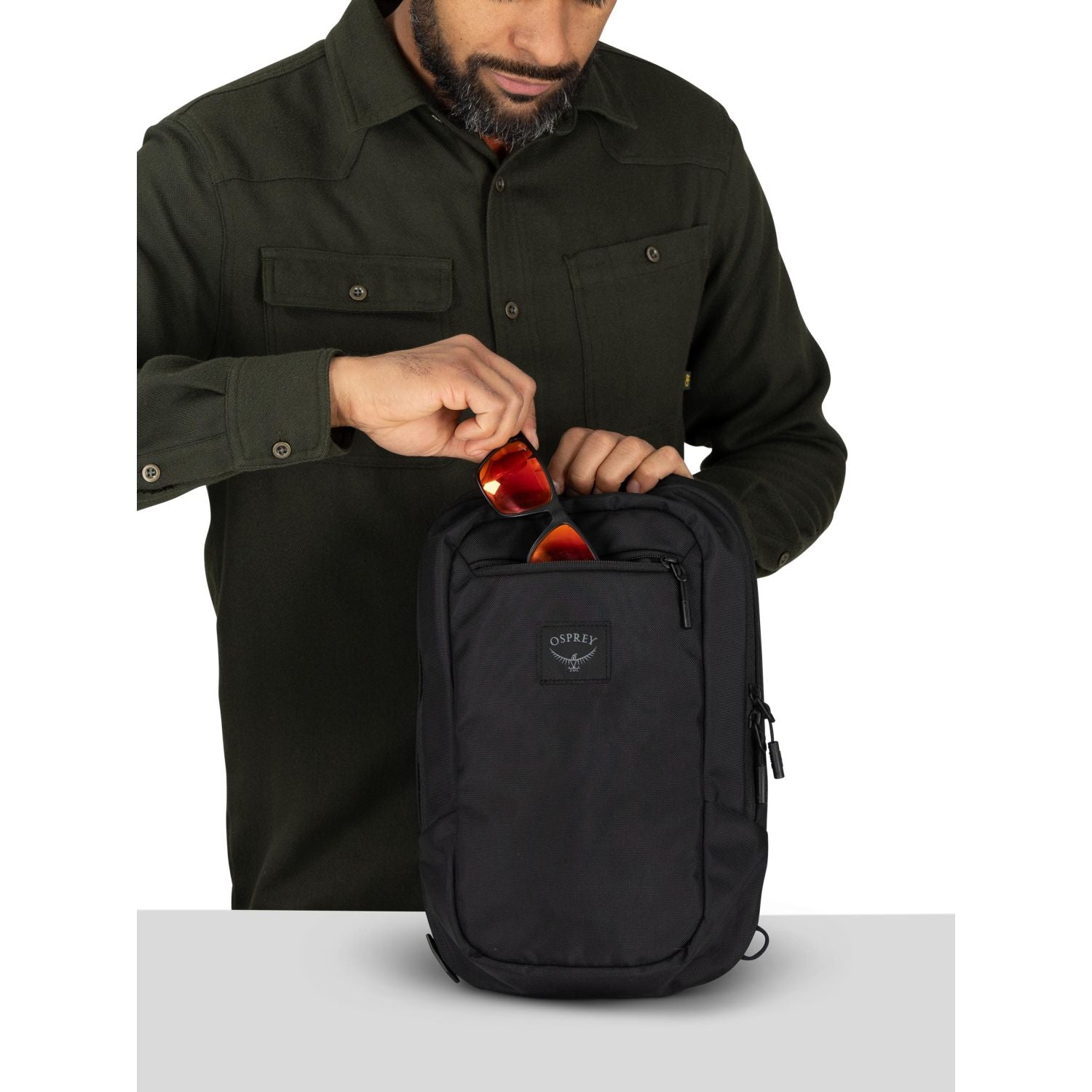 Osprey Aoede Sling Bag (Tan Concrete)