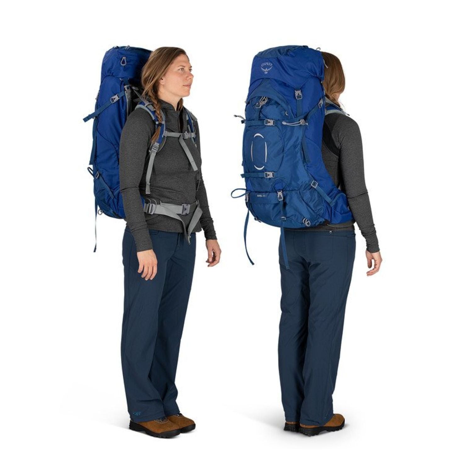 Osprey Ariel 65 - Women's Backpacking WXS/S (Ceramic Blue)
