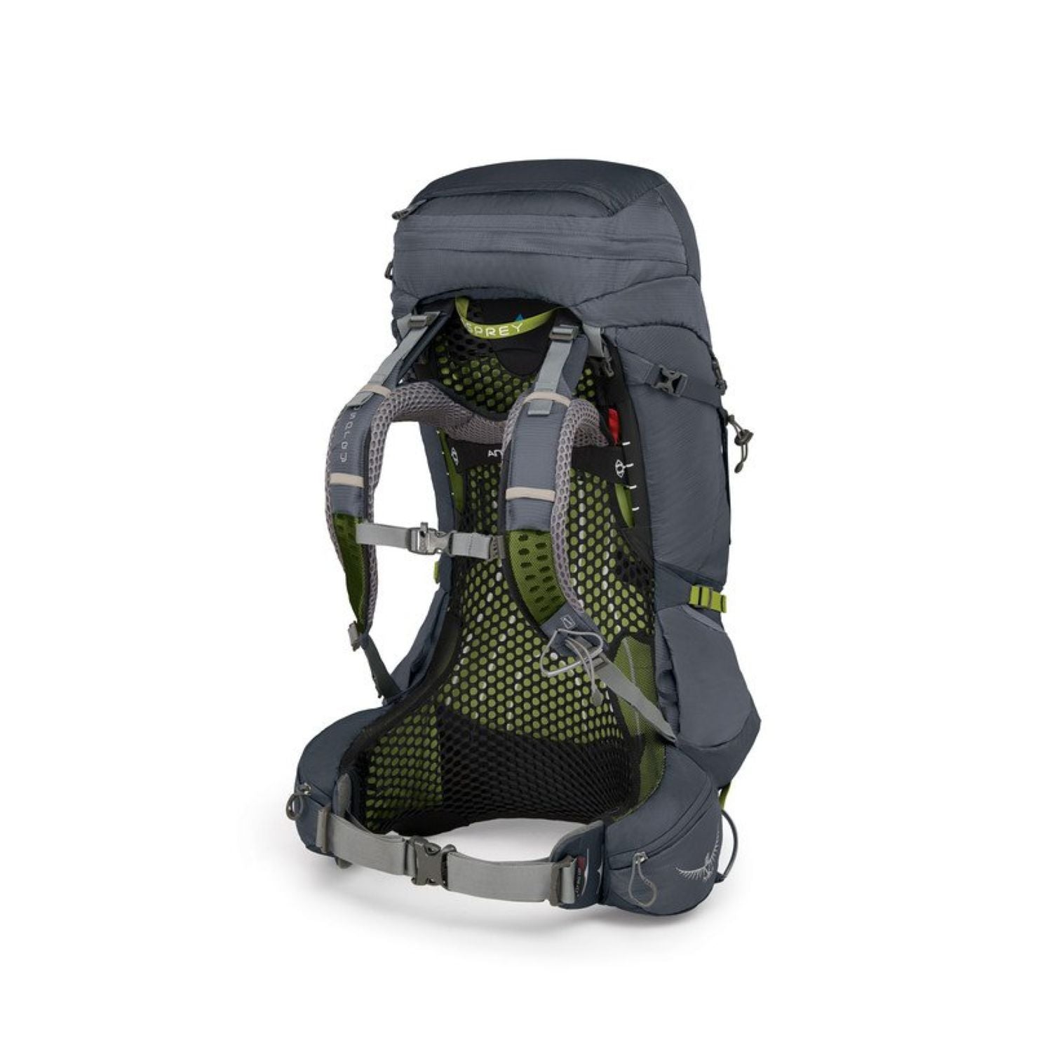 Osprey Atmos AG 50 Backpack with Raincover - Large - Men's Backpacking (Abyss Grey)