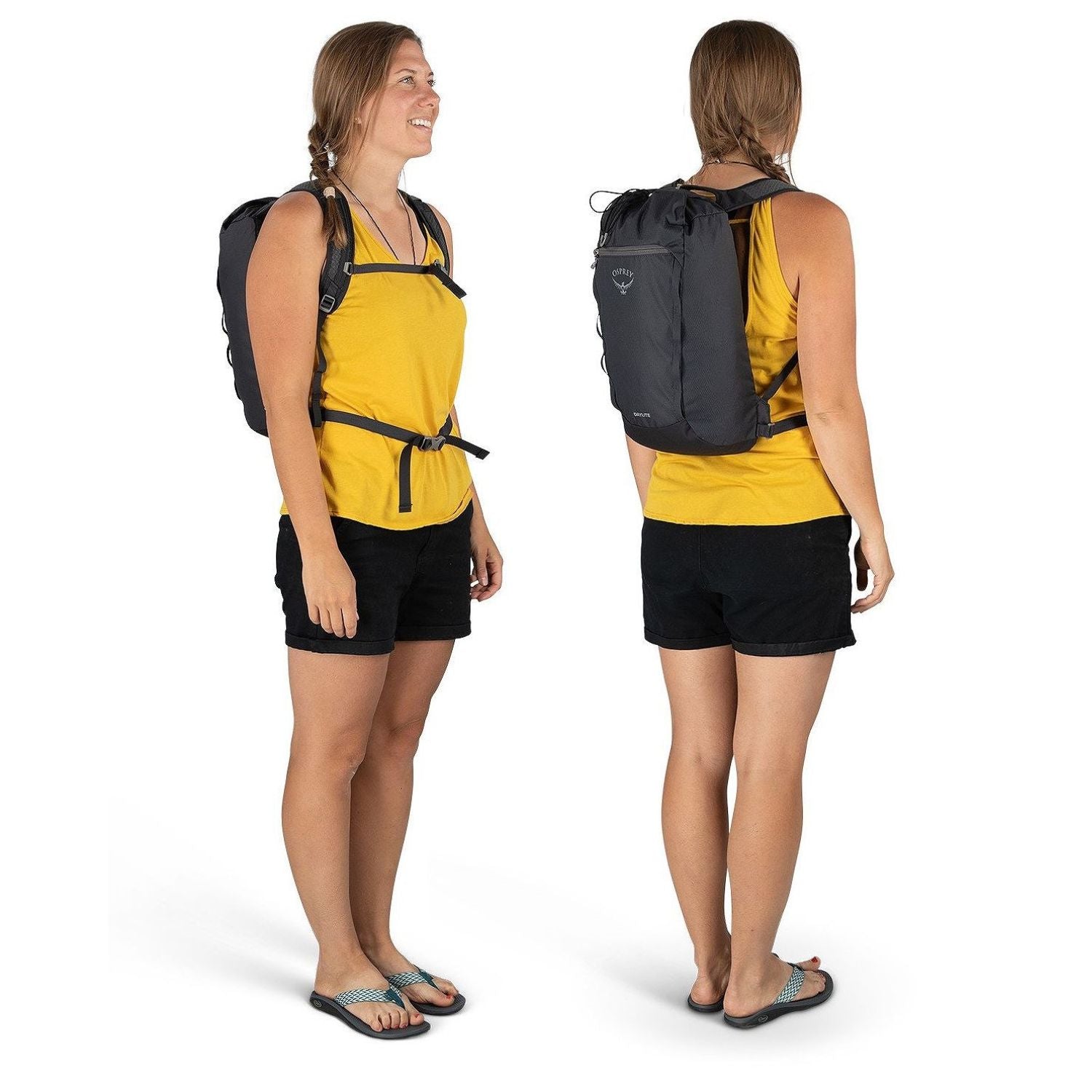Osprey Daylite Cinch 15L Backpack - Everyday - Meadow Gray/Histosol Brown
