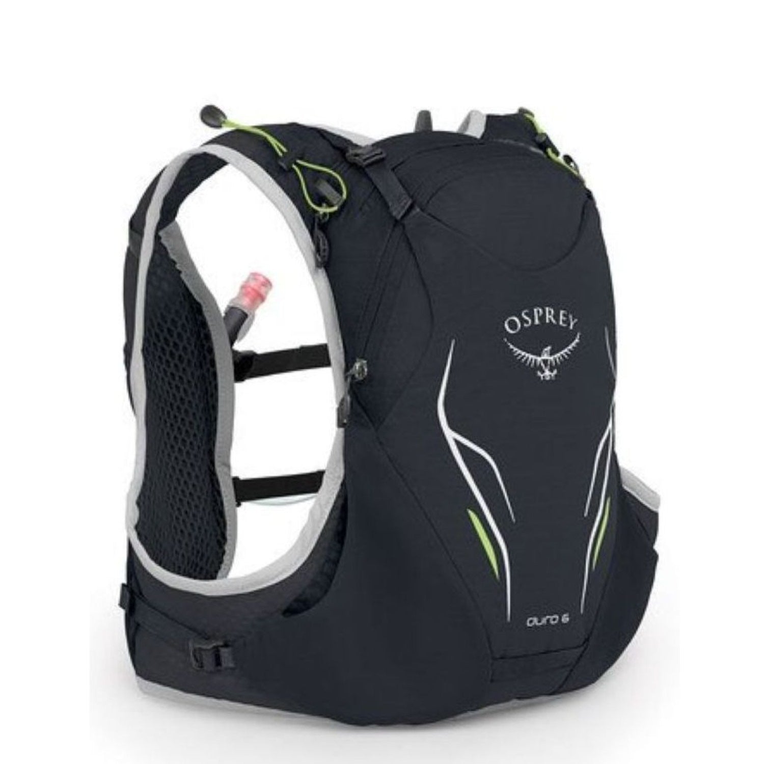 Osprey Duro 6 Hydration Pack with Reservoir - Small/Medium - Men's Trail Running - Hydration (Alpine Black)