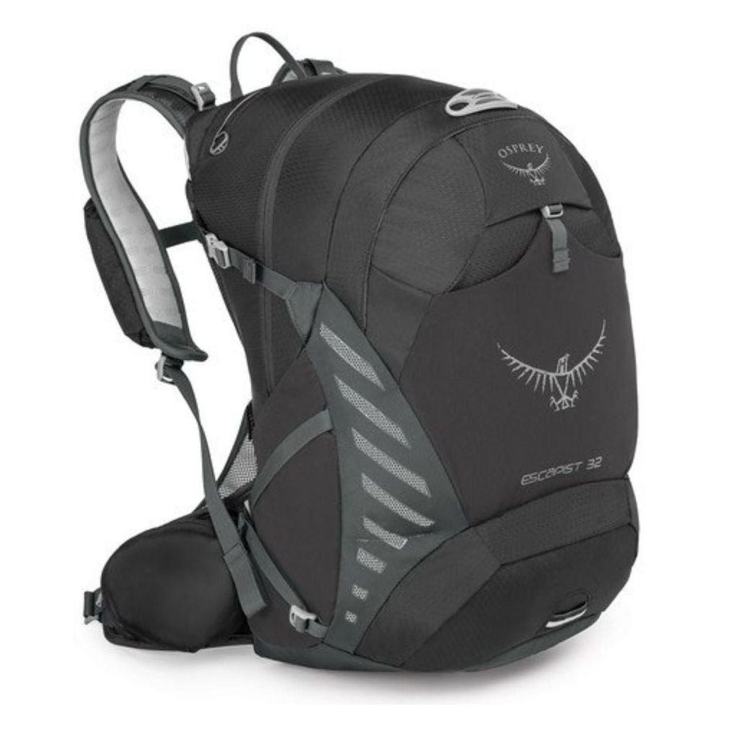 Osprey Escapist 32 Backpack - Small/Medium - Day Hiking - Biking (Black)