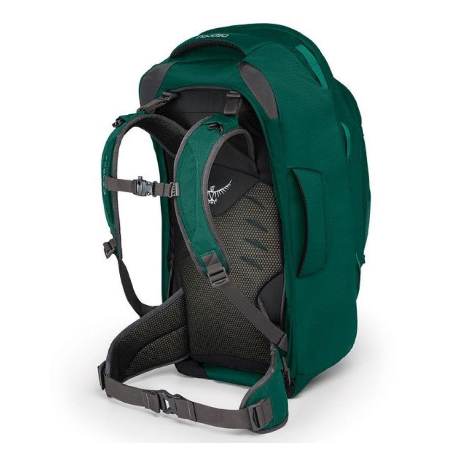 Osprey Fairview Travel Pack 55 Backpack - Extra Small/Small - Women's Travel - Trekking (Rainforest Green)