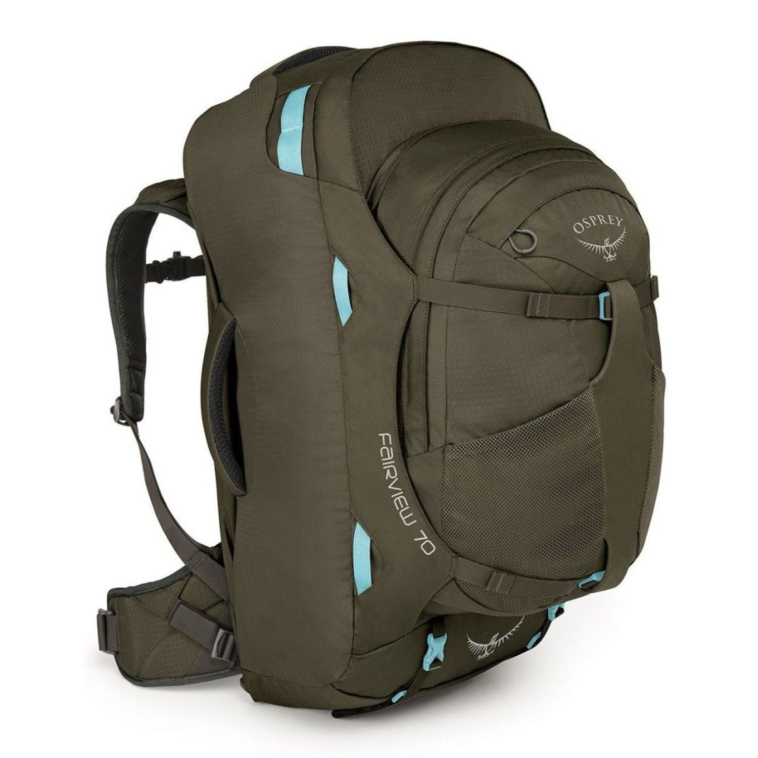 Osprey Fairview Travel Pack 70 Backpack - Extra Small/Small - Women's Travel - Trekking (Misty Grey)