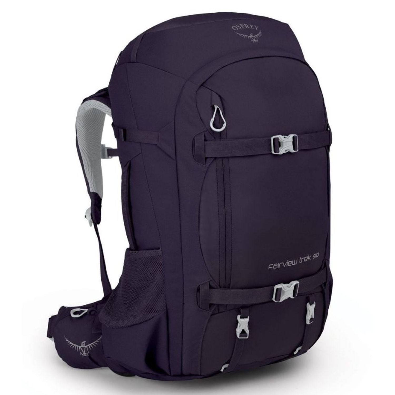 Osprey Fairview Trek Travel Pack 50 Backpack - Women's Travel Pack - Backpacking (Amulet Purple)