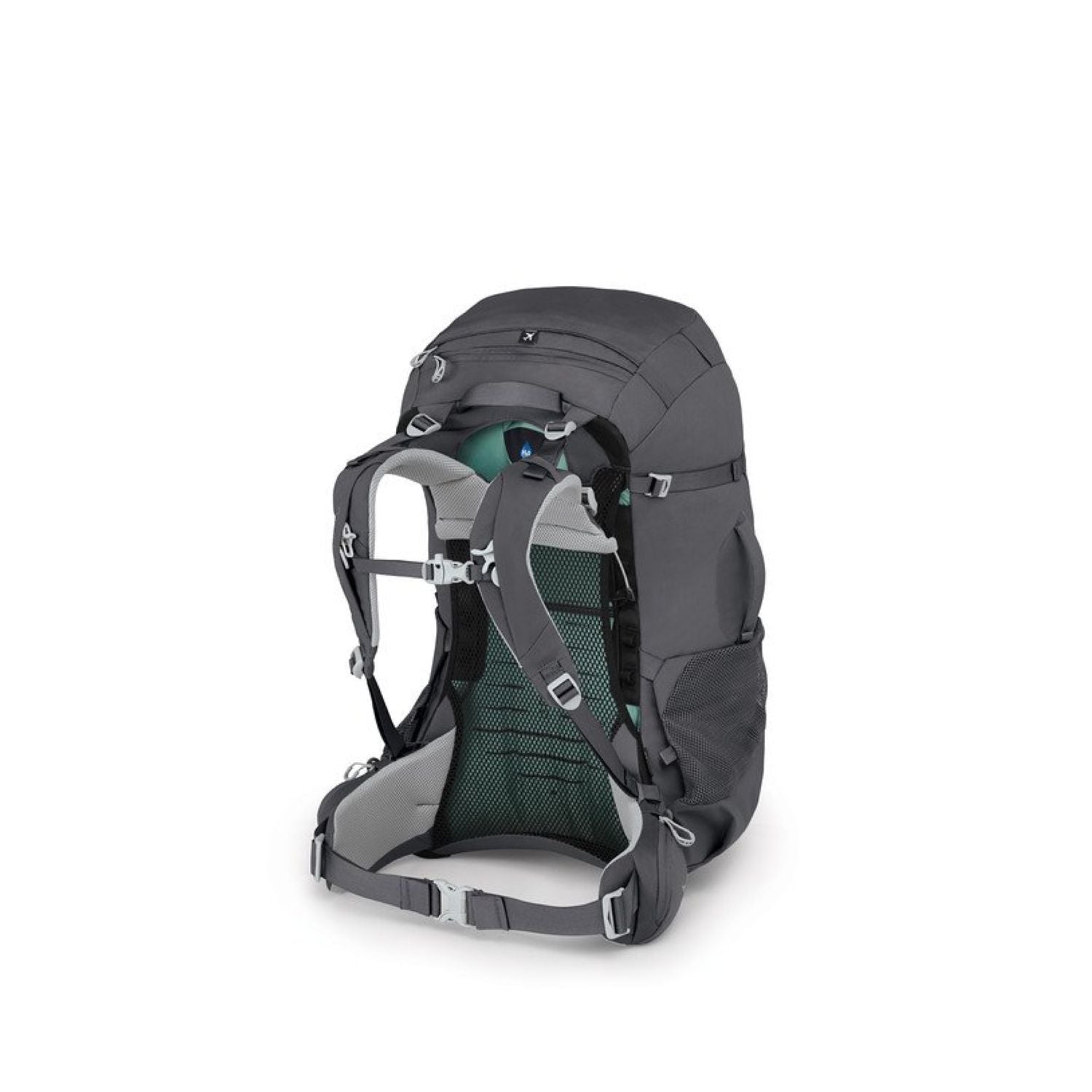 Osprey Fairview Trek Travel Pack 50 Backpack - Women's Travel Pack - Backpacking (Charcoal Grey)