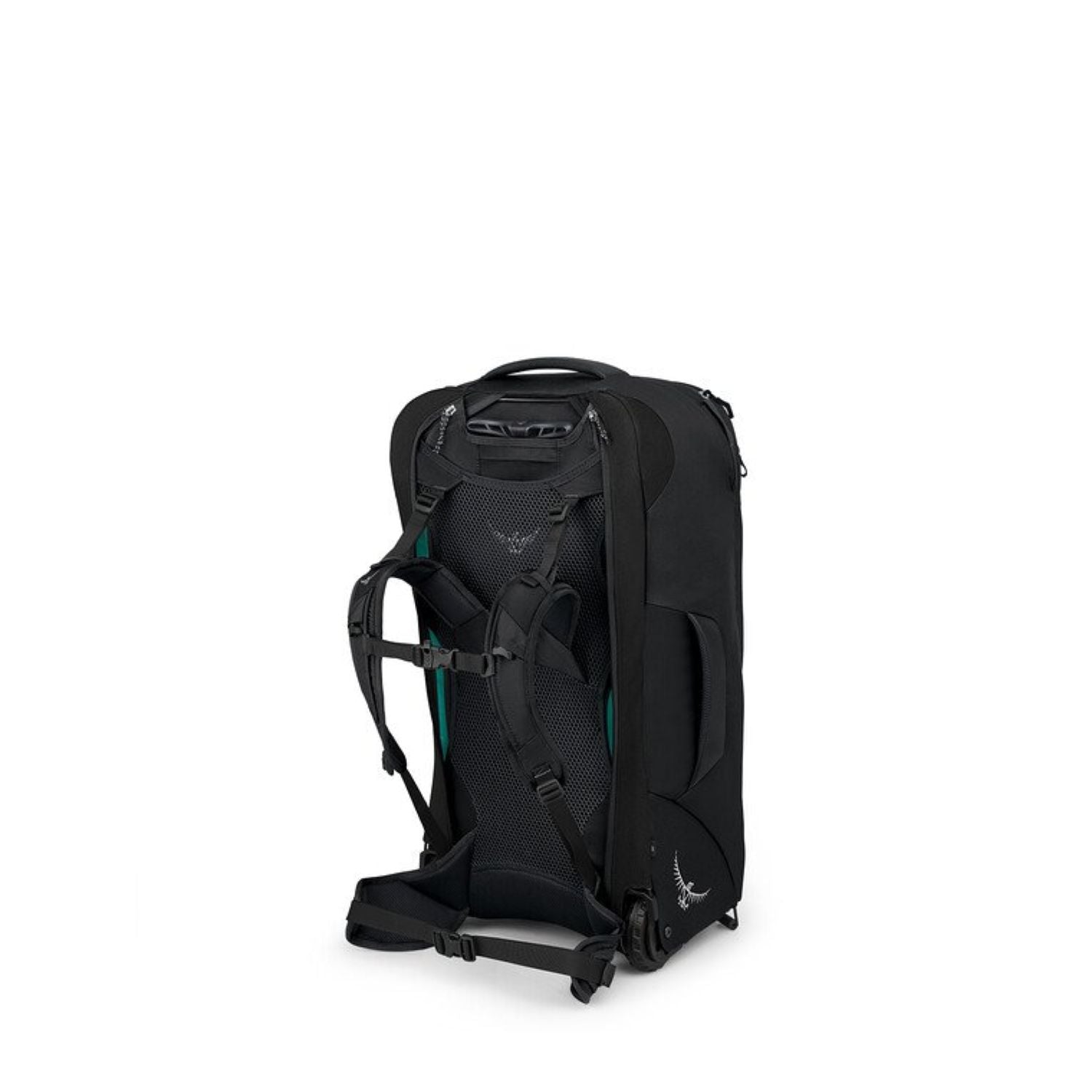 Osprey Fairview Wheeled Travel Pack 65 O/S - Women's Convertible Luggage to Backpack (Black)