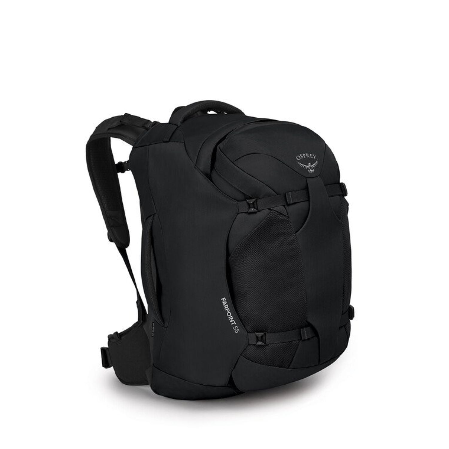 Osprey Farpoint 55 Backpack O/S - Men's Travel Pack (Black)