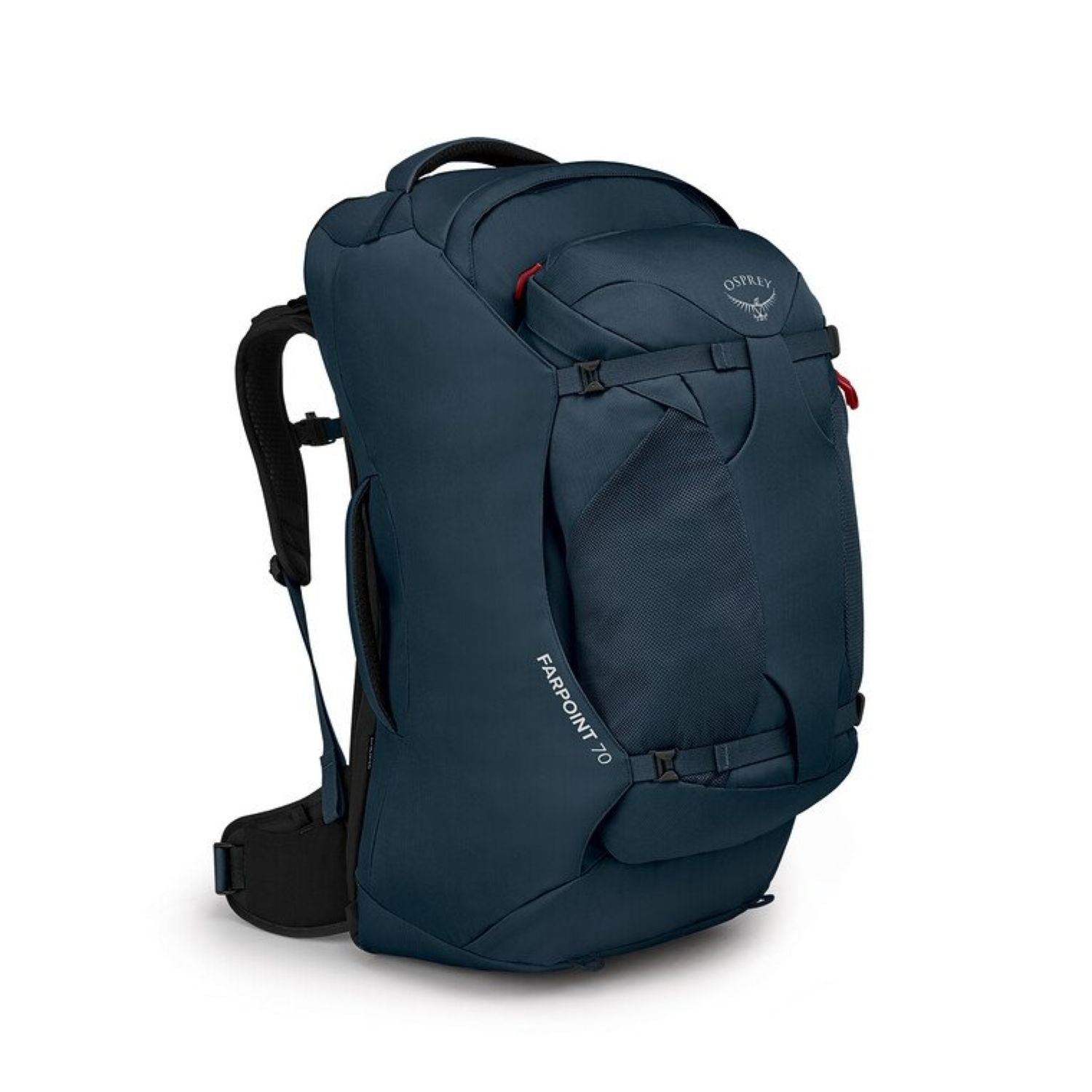 Osprey Farpoint 70 Backpack O/S - Men's Travel Pack (Muted Space Blue)