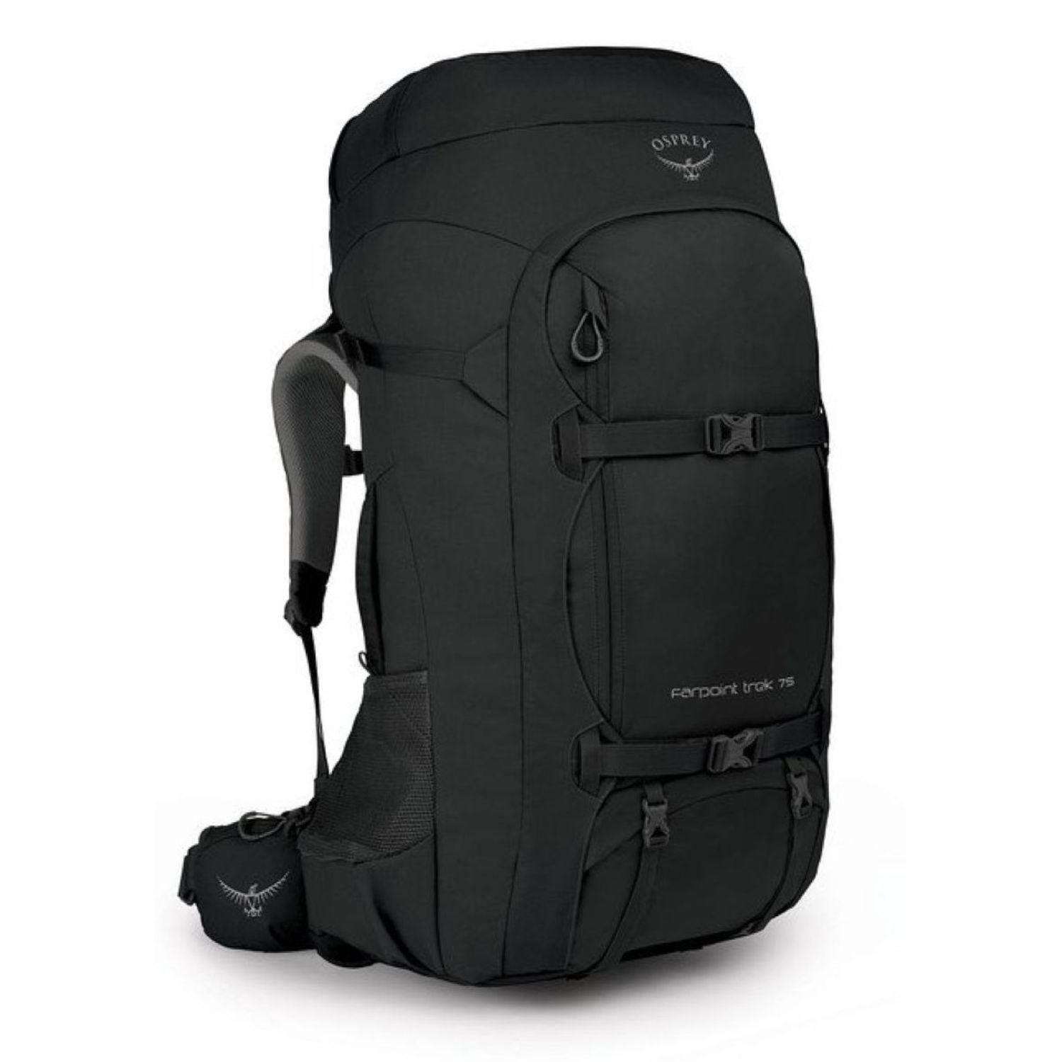 Osprey Farpoint Trek Pack 75 Backpack - Men's Travel Pack - Backpacking (Black)