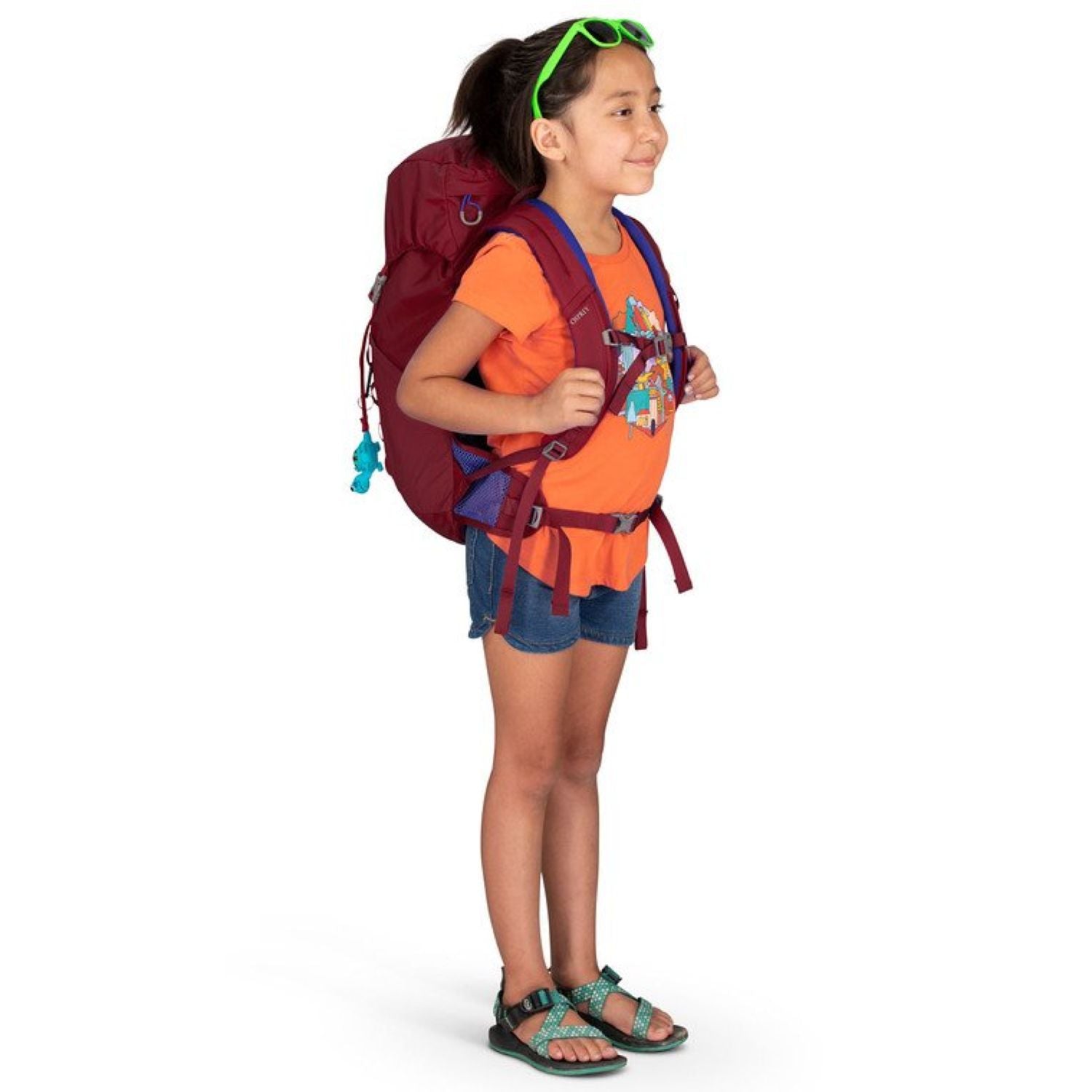Osprey Jet 18L Backpack - Kid's Hiking (8-14 Y/O) (Comic Red)