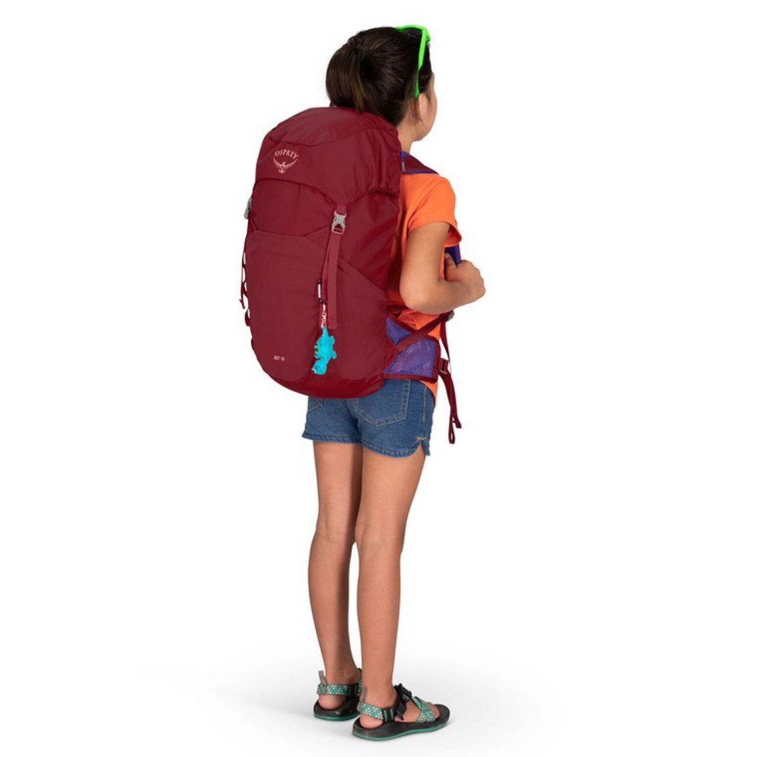 Osprey Jet 18L Backpack - Kid's Hiking (8-14 Y/O) (Comic Red)