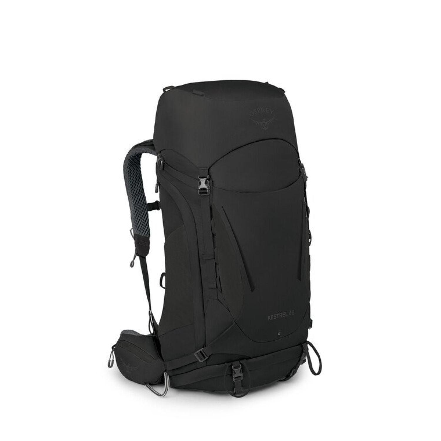 Osprey Kestrel 48 Backpack - Small/Medium - Backpacking (Black)