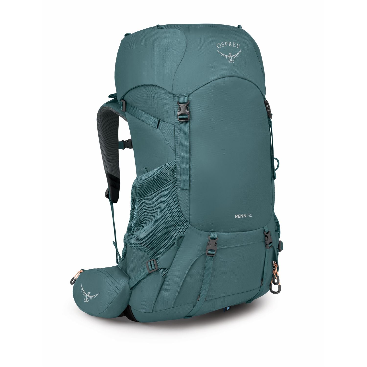 Osprey Renn 50 Backpack - Women's Backpacking (Cascade Blue/Melon Orange)