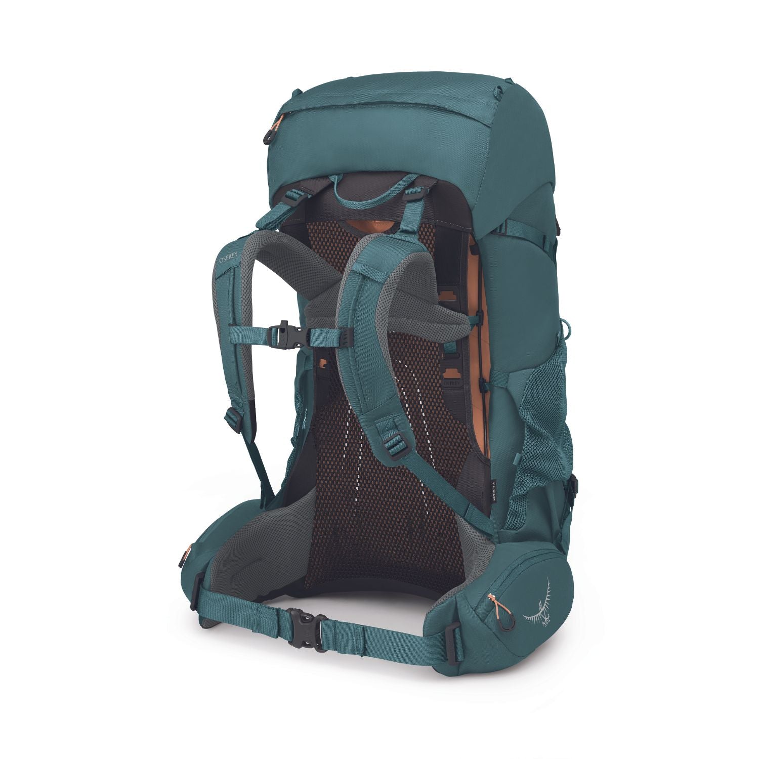Osprey Renn 65 Backpack - Women's Backpacking (Cascade Blue/Melon Orange)