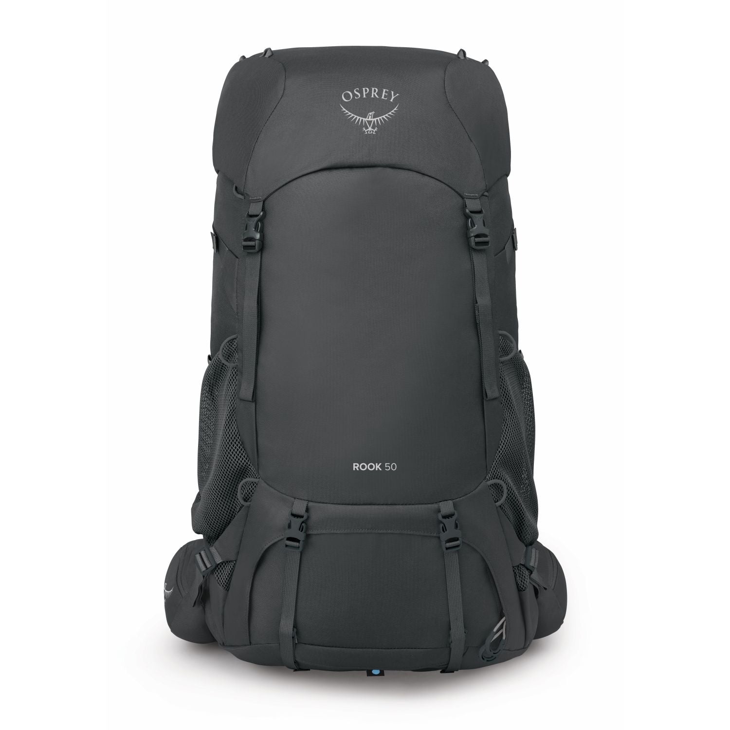 Osprey Rook 50 Backpack - Men's Backpacking (Dark Charcoal/Silver Lining)