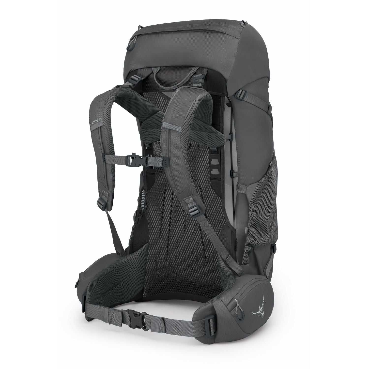 Osprey Rook 50 Backpack - Men's Backpacking (Dark Charcoal/Silver Lining)