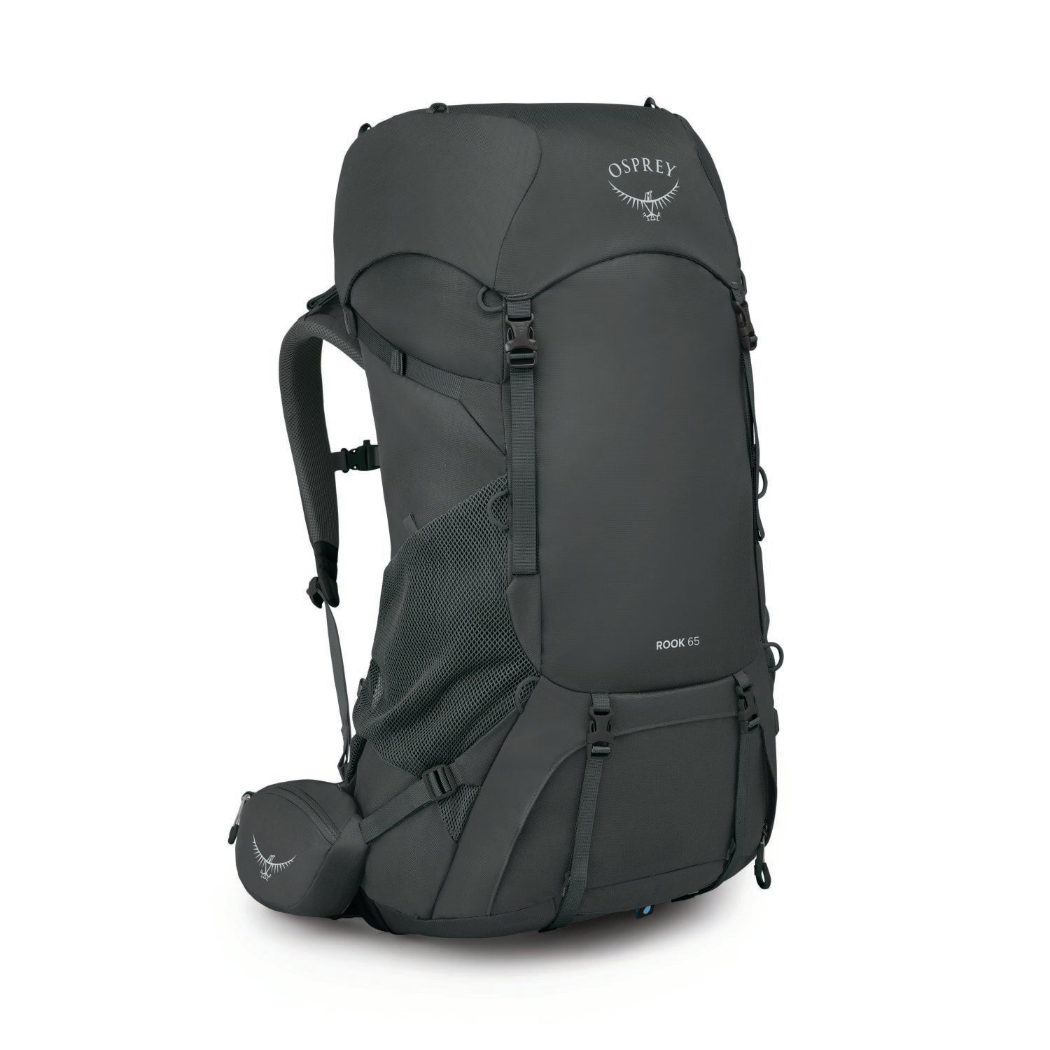 Osprey Rook 65 Backpack - Men's Backpacking (Dark Charcoal/Silver Lining)