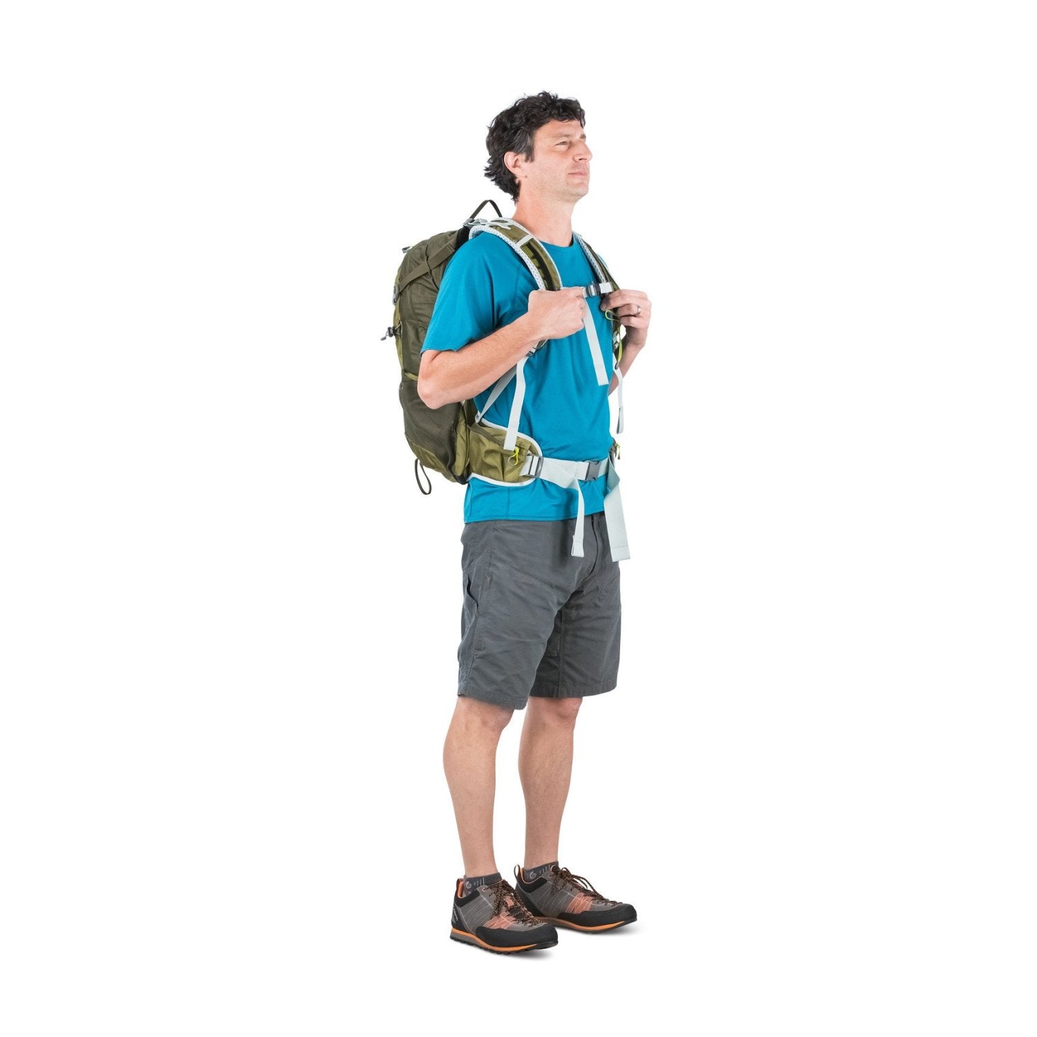 Osprey Stratos 24 Backpack - Men's Day Hiking (Gator Green)
