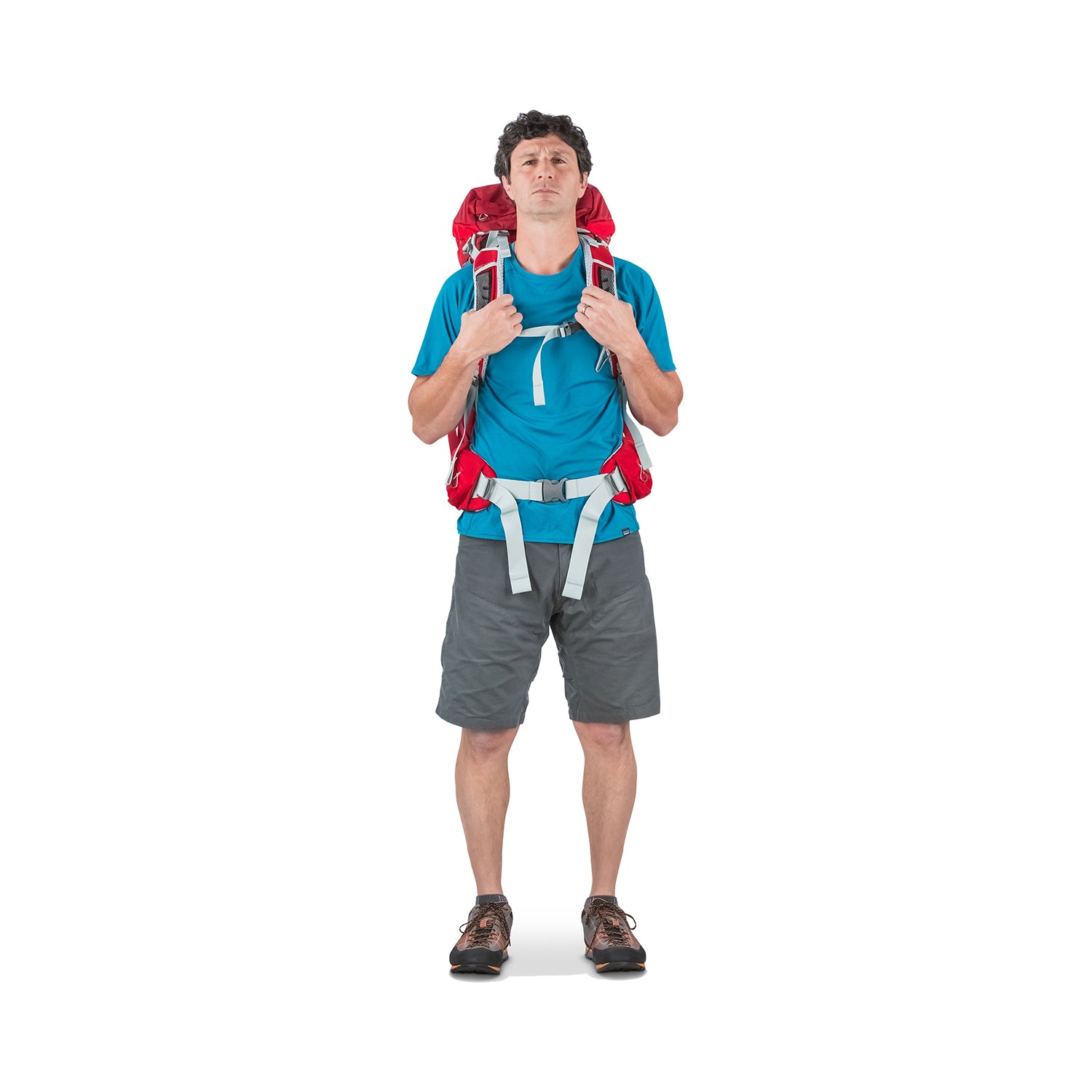 Osprey Stratos 50 Backpack - Medium/Large - Men's Light Backpacking (Black)