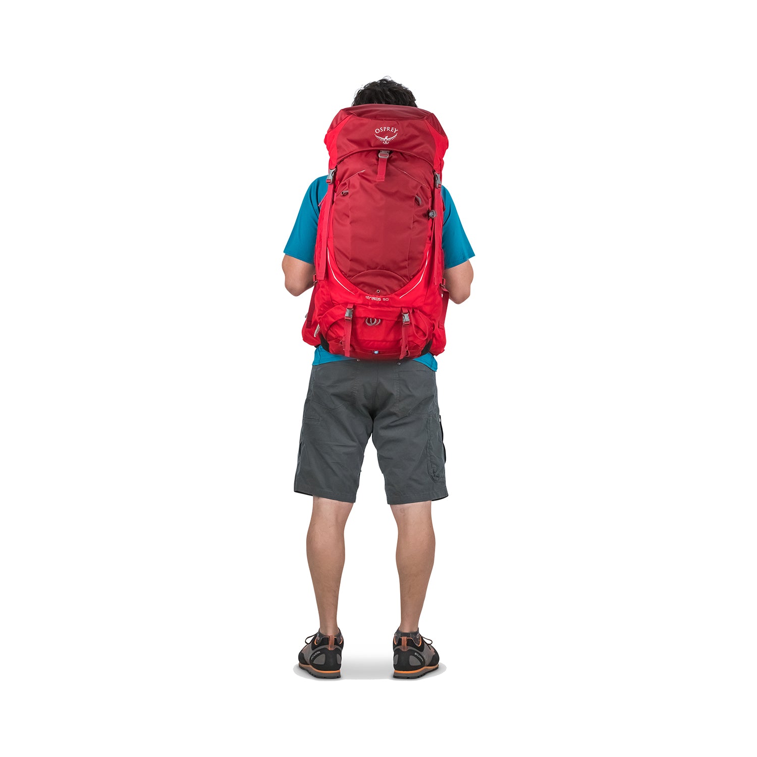Osprey Stratos 50 Backpack - Medium/Large - Men's Light Backpacking (Black)